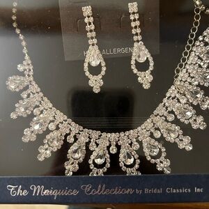 Gorgeous Maiquise bridal earrings & necklace